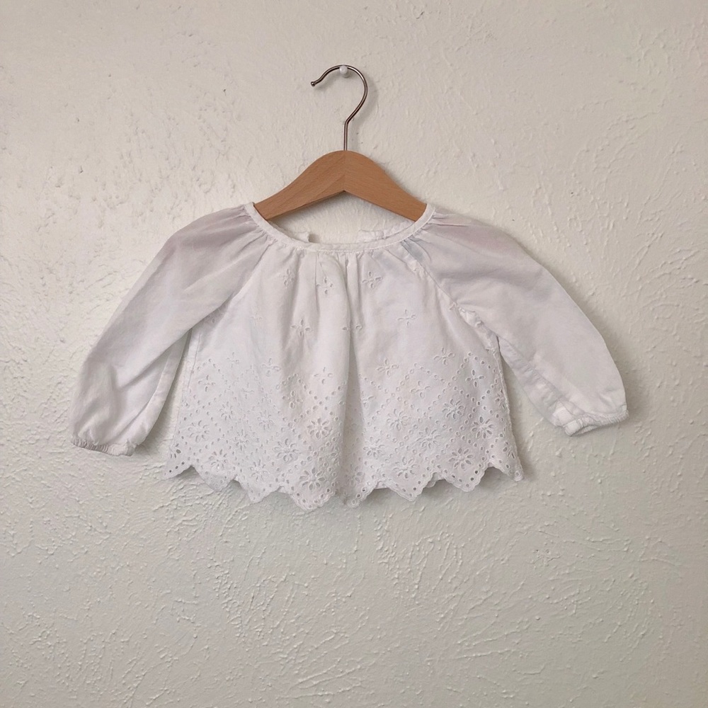 Eyelet Baby Top